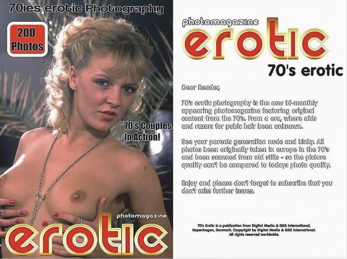 Erotic Photo Magazine 70s - V33